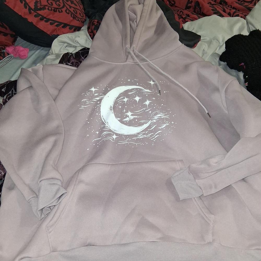 SHEIN Lavender Moon Hoodie